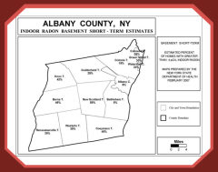 Albany county radon measurements